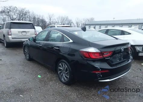 2022 Honda Insight Touring из США, поврежденный, VIN 19XZE4F99NE017741
